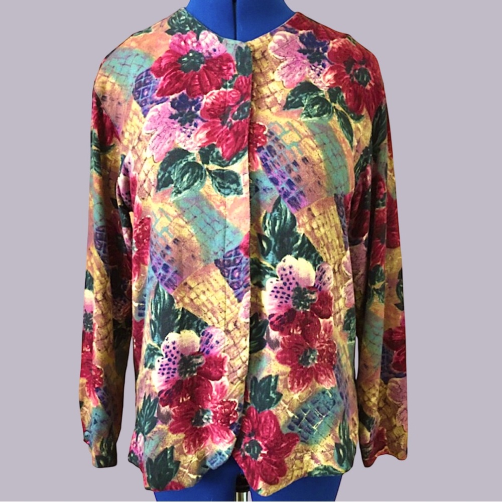Vintage THE LIMITED Floral Cottagecore Blouse